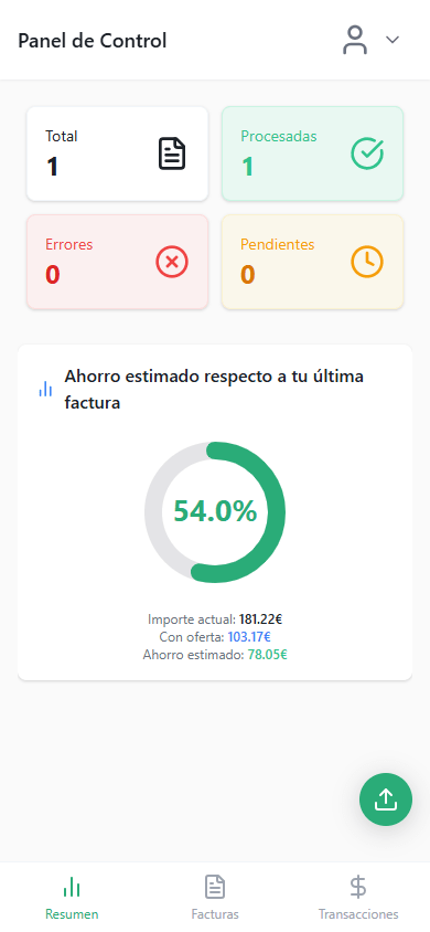 Ahorro estimado
